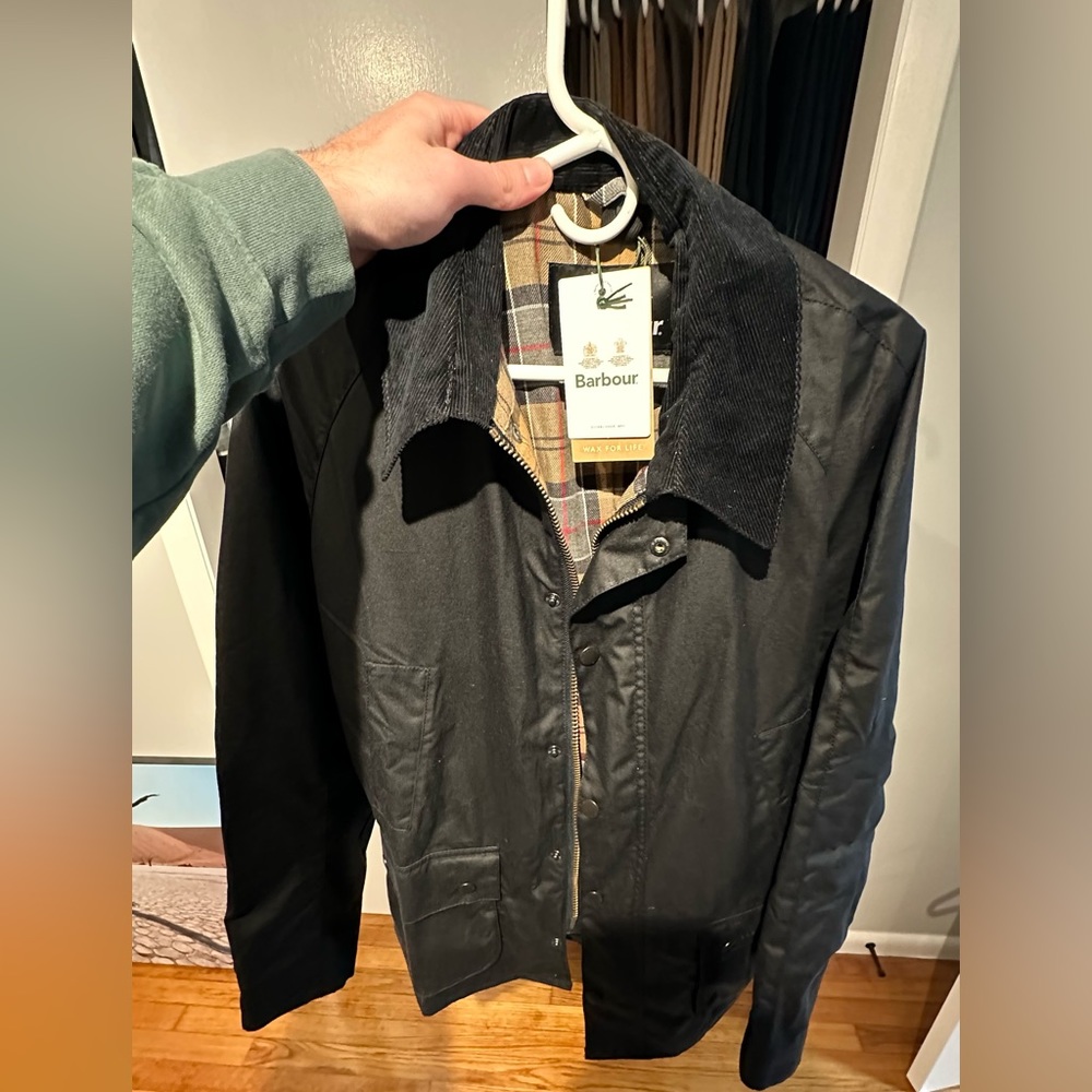 Barbour Ashby Navy Size Lare